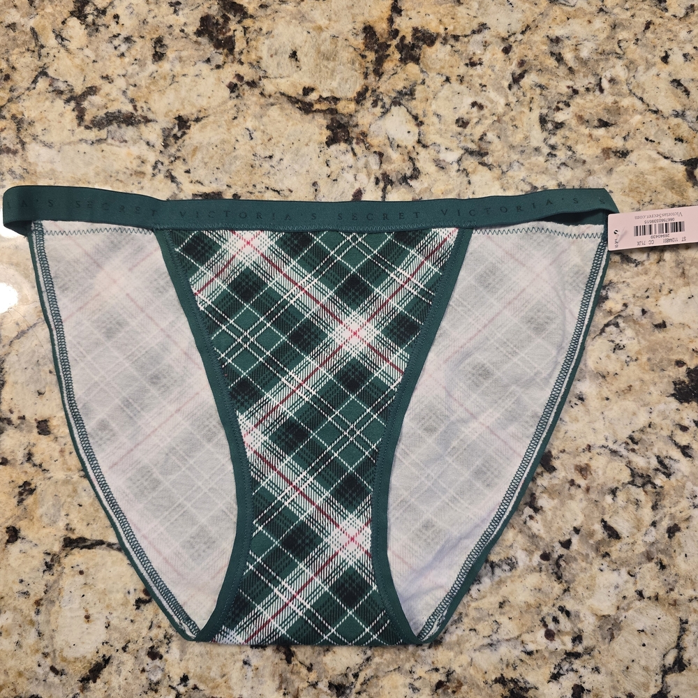 Victoria's Secret Green Plaid Panties